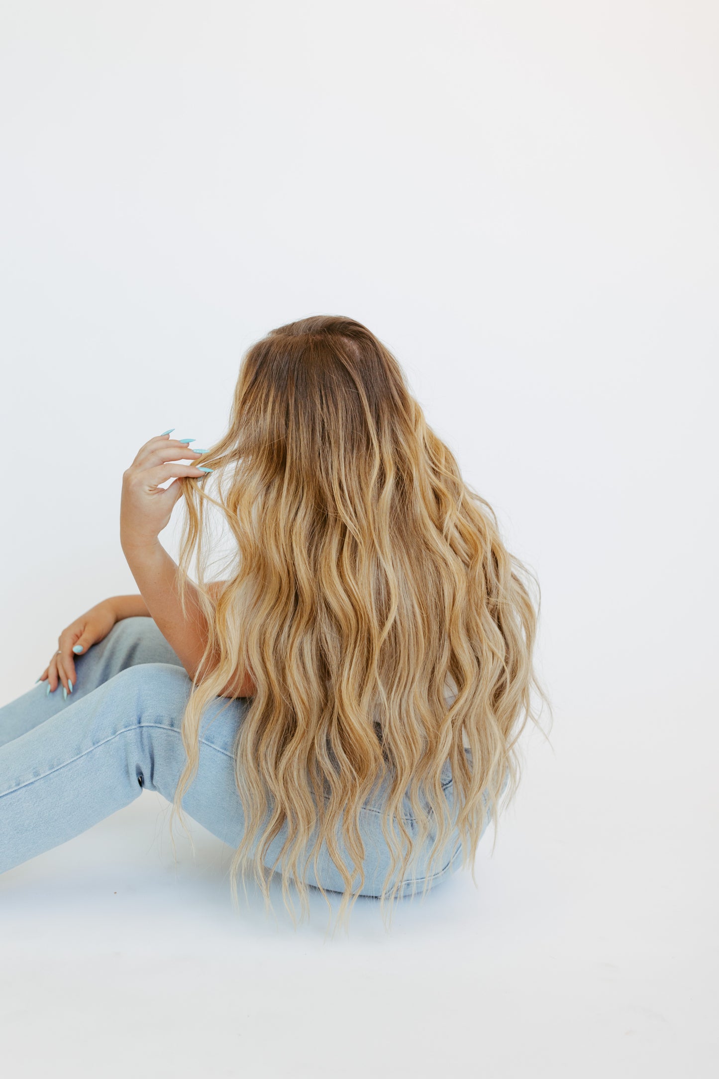 Rooted Dark Bronde-Machine